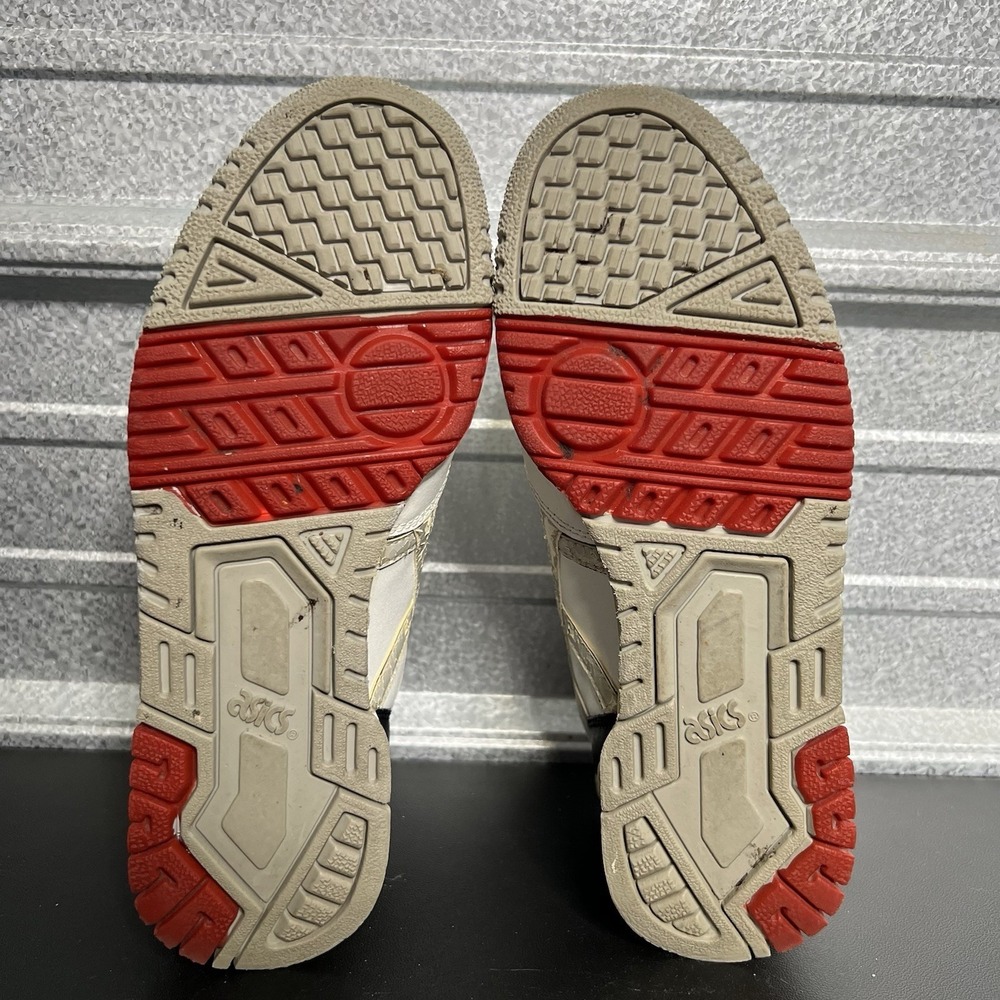 Vintage 90s Asics Mens 9.5 Gel Rage Lo Leather Sneakers Shoes White AS IS Taiwan - Picture 11 of 13